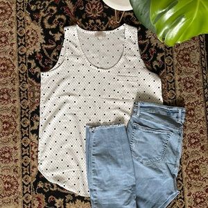 Loft Polka Dot Blouse